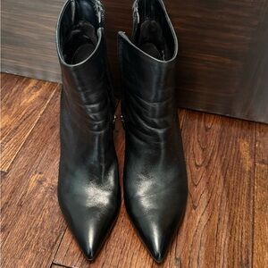 Marc Fisher Sleek Black Ankle Booties